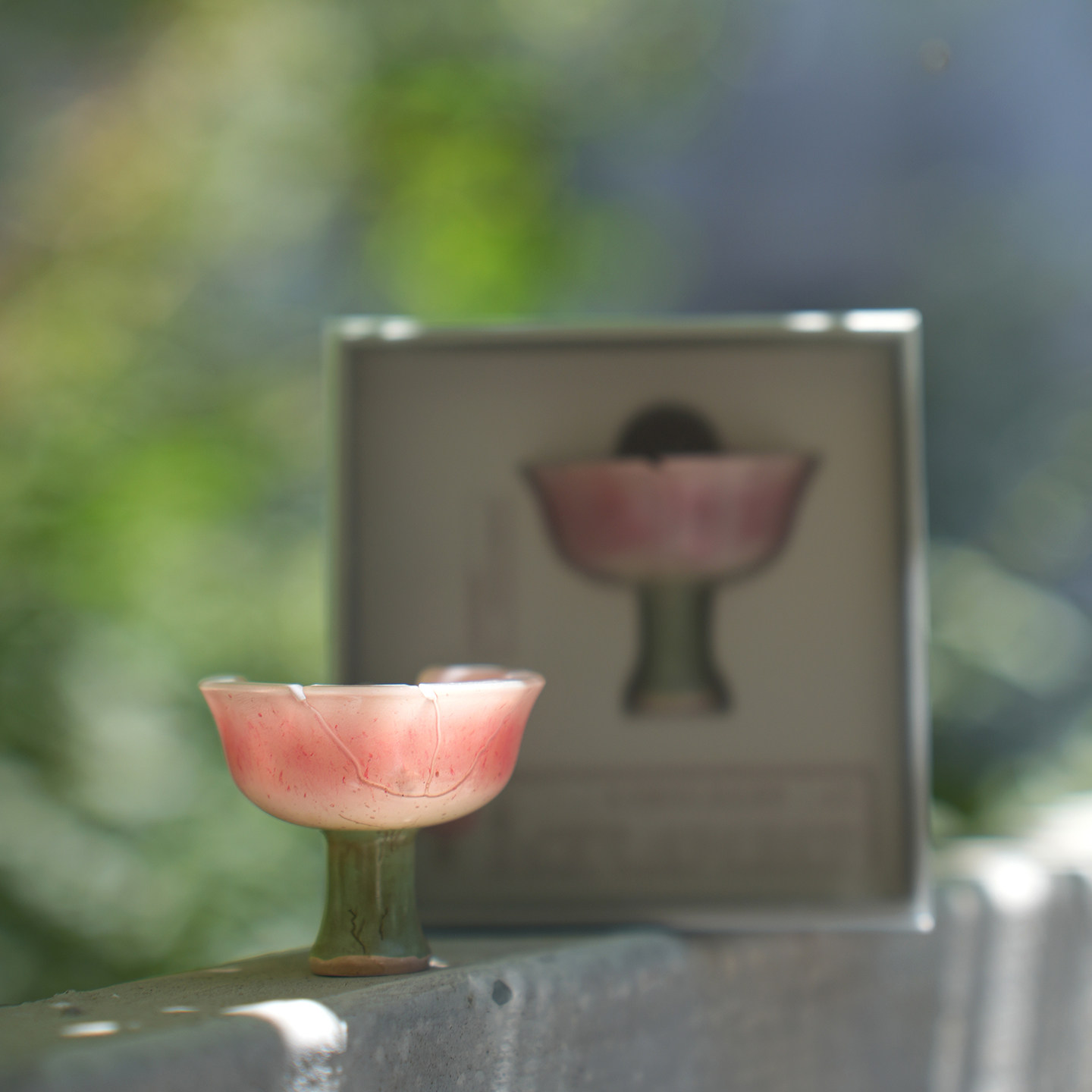 【杭州博物馆】馆藏文物复刻影青釉里红高足杯粉绿冰箱贴家居创意,淘宝优惠券,粉丝福利购,淘宝优惠卷