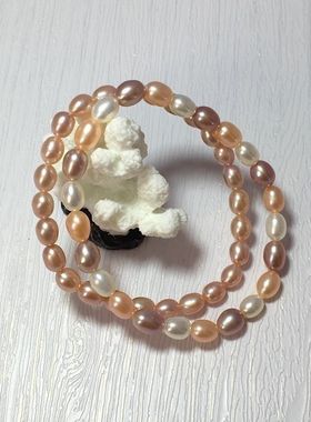 7-8mm纯天然淡水珍珠手链