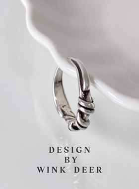Wink Deer | 日韩复古简约时尚组合戒指女个性小众设计开口食指环