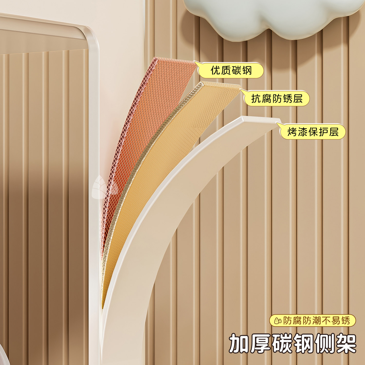 杯子收纳置物架家用桌面卡通分层茶杯咖啡马克水杯收纳架沥水托盘,淘宝优惠券,粉丝福利购,淘宝优惠卷