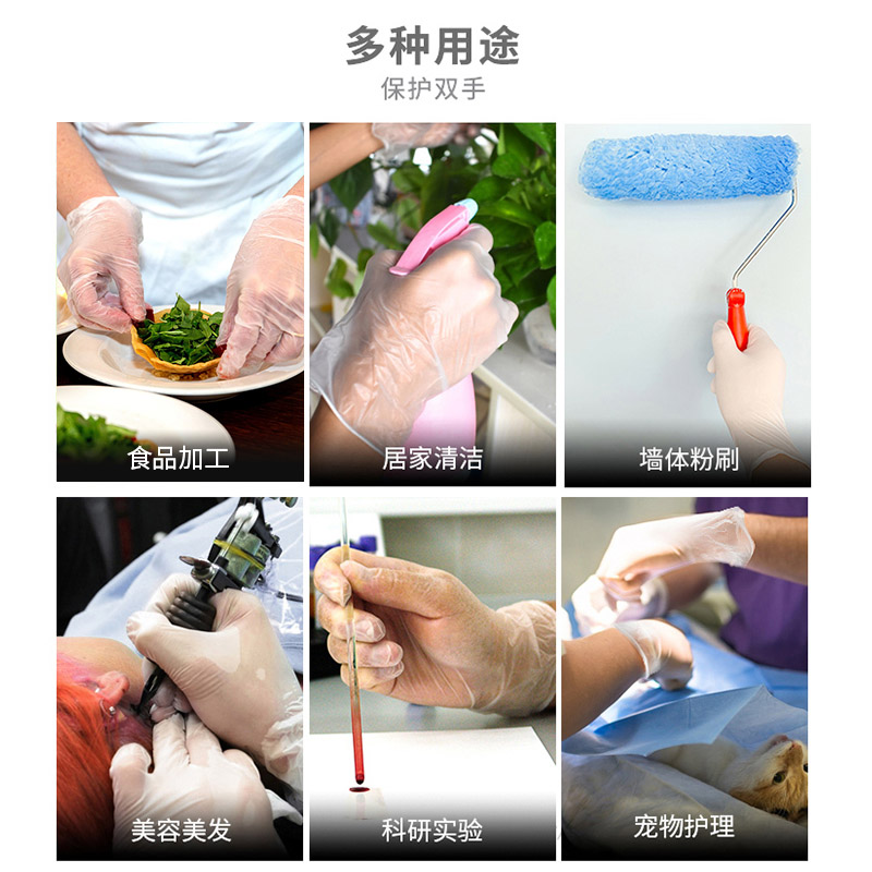 【签到】一次性pvc食品级手套20只