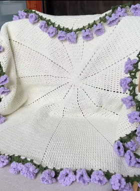 玫瑰花束毯子diy材料包