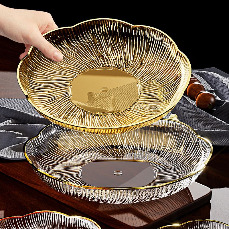 轻奢吐骨头盘碟家用骨碟垃圾盘碟餐桌创意高颜值小碟子精致水果碟