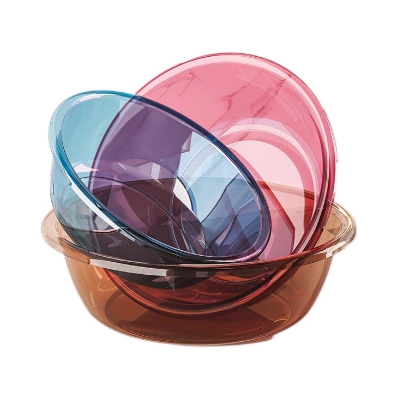 加厚洗脸盆学生家用塑料盆子大中宿舍洗脚盆婴儿小面盆透明洗菜盆,淘宝优惠券,粉丝福利购,淘宝优惠卷