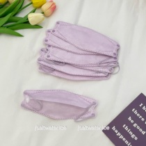 saltwater4D explicit face small solid disposable mask pure color fashion version of no-ear anti-dust male and female