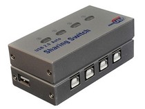 Funger 4UA print shareware automatic 4-port USB print shareware 4 hosts share a printer