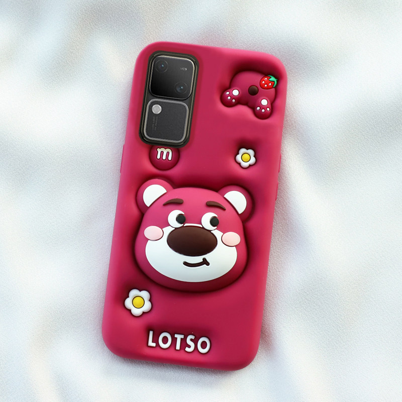支架熊vivo s50/s20/s19手机壳s18/s17pro可爱s16/s15卡通s12加厚s10e防摔s9全包x300软x200硅胶套x100新款90,淘宝优惠券,粉丝福利购,淘宝优惠卷