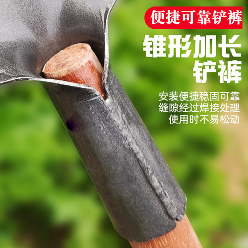 洛阳铲打洞取土挖土神器挖洞打井桩挖坑钻土农用工具正宗勘探铁锹 - 图2