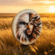Healing frame drum sheepskin tambourine adult Mansha drum big drum sound healing decompression therapy yoga percussion instrument