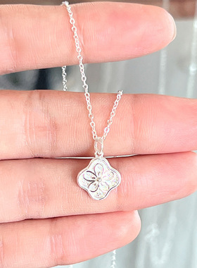 足银S999好事生花项链女