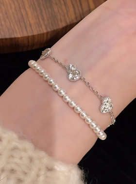 足银s990纯银五福葫芦碎冰冰手链