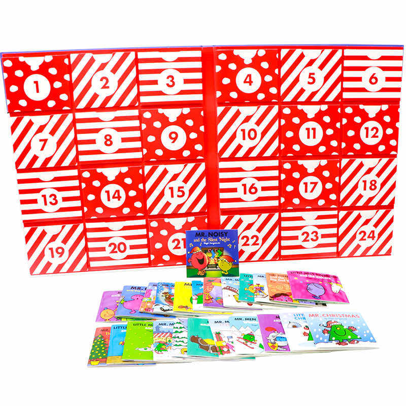 圣诞倒数日历 英文原版绘本 Advent Calendar Book Collection 儿童圣诞主题盲盒礼盒 节日礼品故事书 互动活动玩具书精装大开