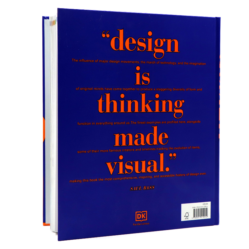 设计权威的视觉指南 DK百科系列 英文原版 Design The Definitive Visual Guide 设计视觉图解 设计历史与艺术大师 精装全彩插图 - 图0