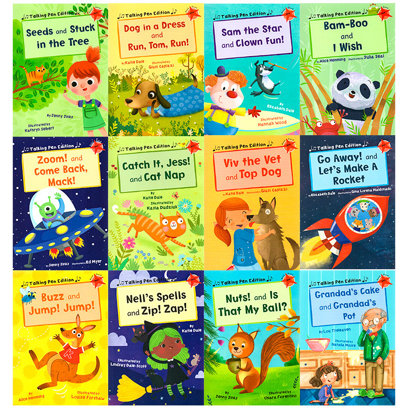 Maverick Early Reader 12册英文原版绘本 红色 level2阶段Red Readers box sets 儿童英语分级阅读二阶 幼儿早教启蒙认知亲子共读