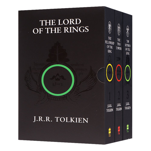 The Lord of the Rings 魔戒三部曲英文原版小说 霍比特人指环王魔戒托尔金经典奇幻小说 英语书籍 J. R. R. Tolkien - 图3