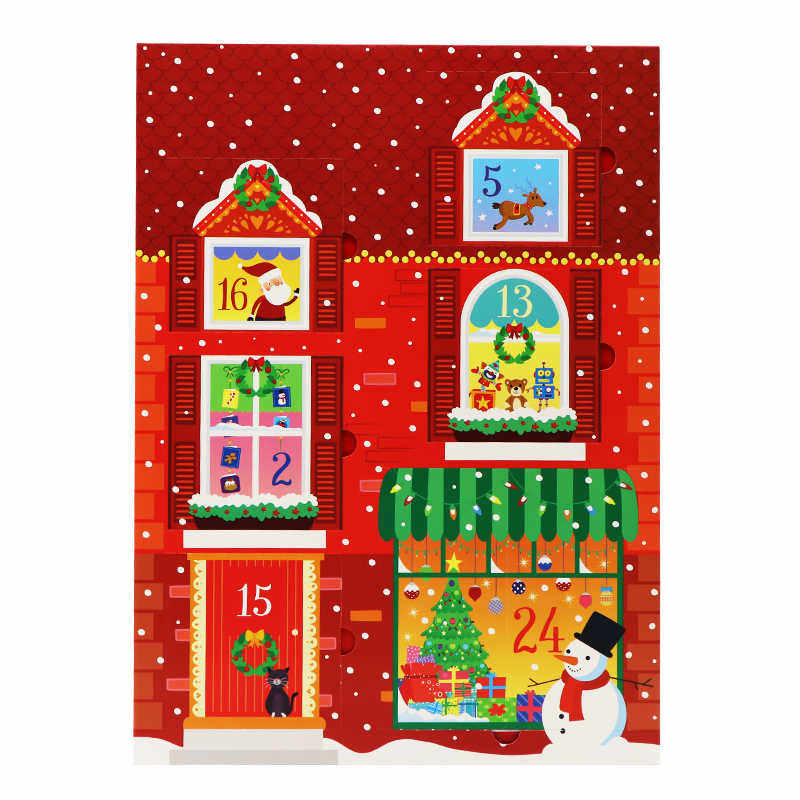 圣诞倒数日历 英文原版绘本 Advent Calendar Book Collection 儿童圣诞主题盲盒礼盒 节日礼品故事书 互动活动玩具书精装大开