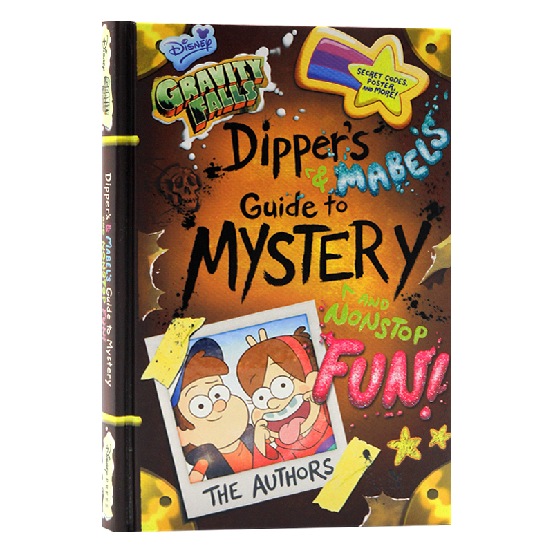 怪诞小镇迪普与梅宝的探秘和娱乐指南 英文原版 Gravity Falls Dipper and Mabel Guide to Mystery and Nons Fun迪士尼精装版