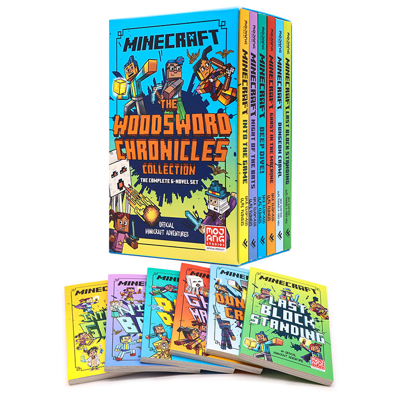 minecraft book 我的世界英文版 Minecraft书英文原版 笑话大全伍德斯沃德历险记6册Woodsword Chronicles英语科幻冒险故事游戏书 - 图3