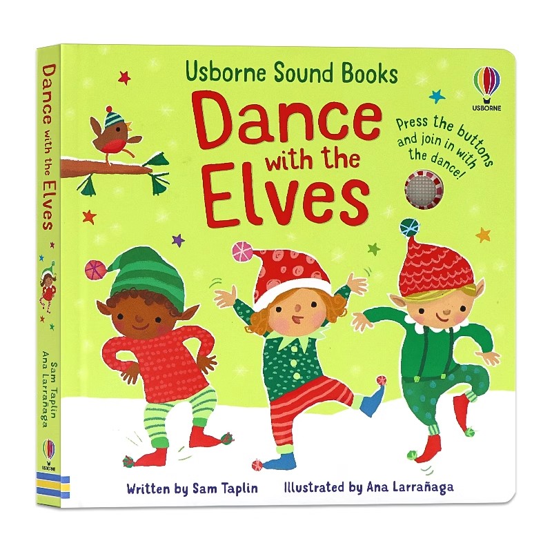 Usborne发声书 与精灵共舞 英文原版绘本 Dance with the Elves 按键触摸发声书 儿童早教启蒙 英语故事绘本 亲子共读 SAM TAPLIN