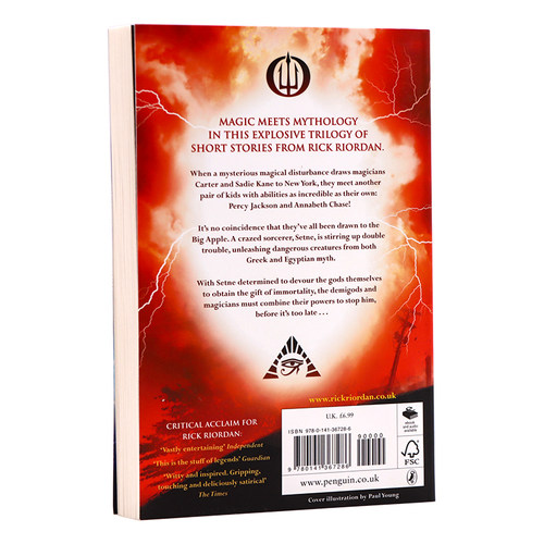 波西杰克逊系列 半神人和魔术师 英文原版 Demigods and Magicians 青少年科幻奇幻小说Rick Riordan 中学生课外阅读Percy Jackson - 图0