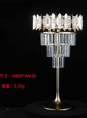 婚庆道具水晶冰条桌花器主桌装饰婚礼堂餐桌花器欧式花瓶铁艺摆件
