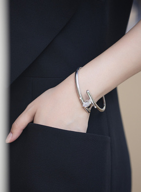 mfow花朵手镯女原创设计