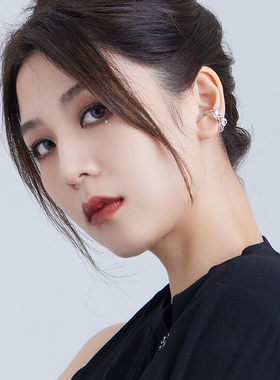 mfow蔓延耳骨夹戒指金属