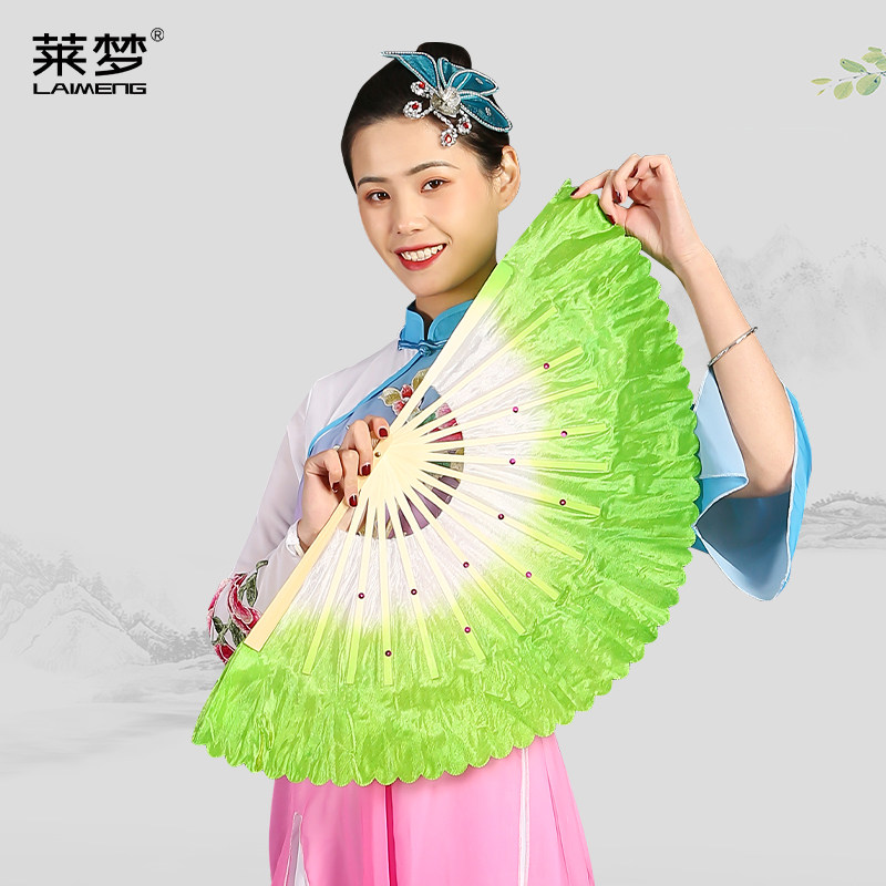扇子舞蹈扇加长广场舞跳舞胶州扭秧歌成人双面一对儿童中国风表演_虎窝淘