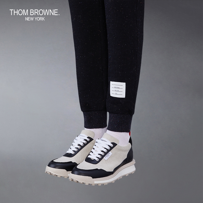 [五折优惠]THOM BROWNE 男士经典四条纹罗纹运动裤卫裤 - 图2