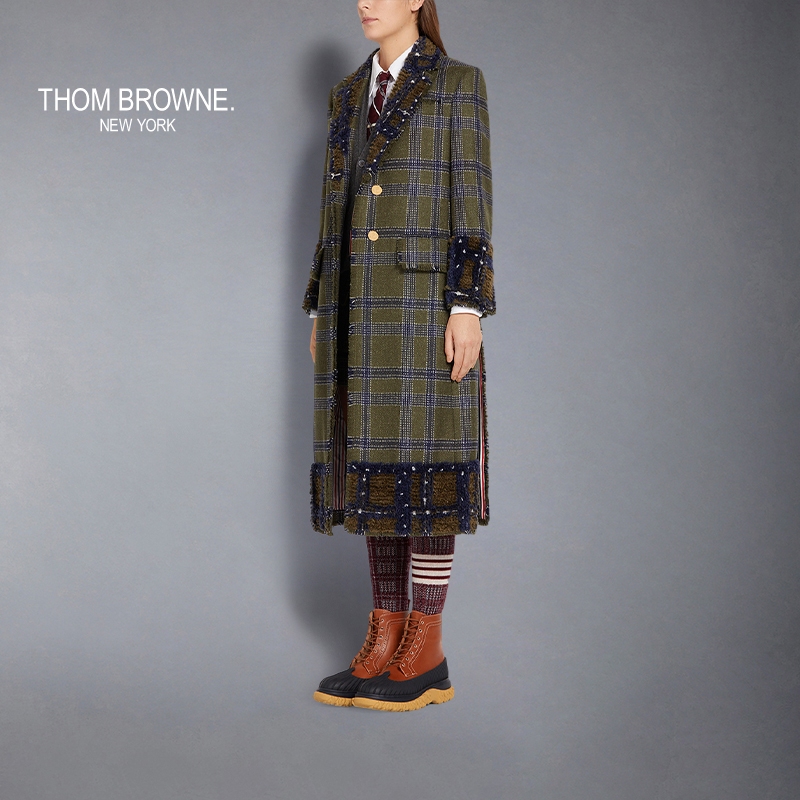 [五折优惠]THOM BROWNE 女士牛皮猎装靴 - 图2