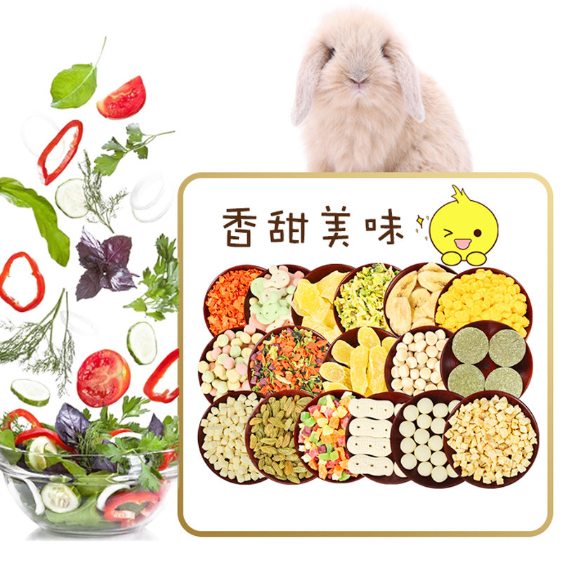 宠物兔子 零食胡萝卜水果蔬菜奶酪饼干荷兰猪龙猫木瓜干零食零嘴,淘宝优惠券,粉丝福利购,淘宝优惠卷