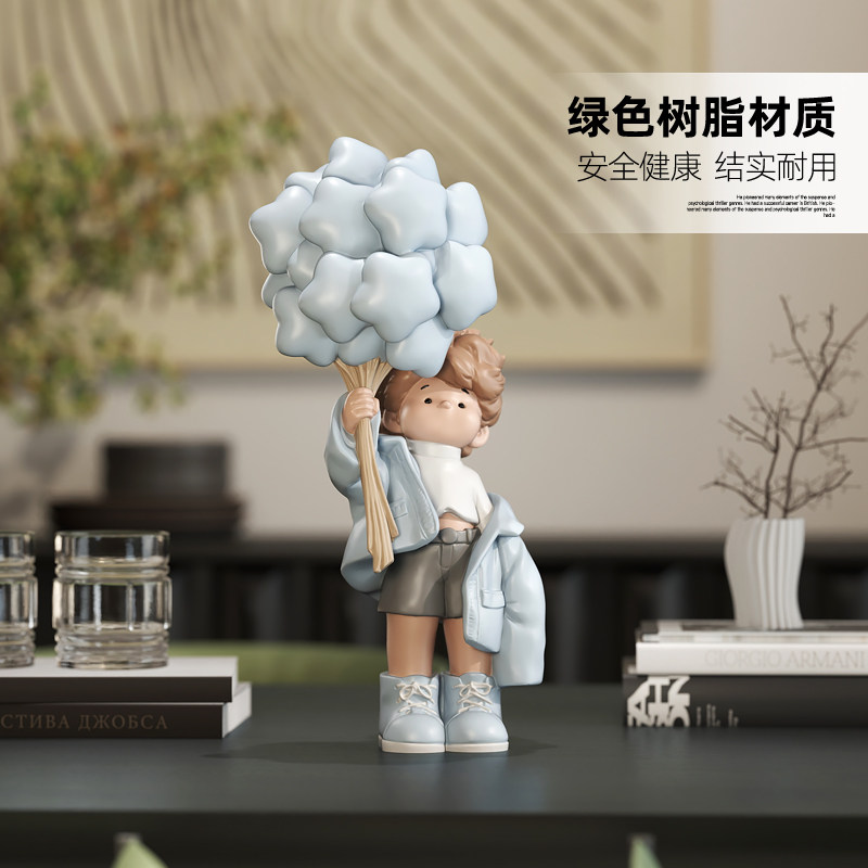 治愈系男孩摆件家居饰品客厅玄关酒柜桌面装饰品送男朋友生日礼物,淘宝优惠券,粉丝福利购,淘宝优惠卷