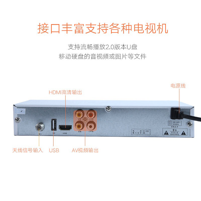 地面波数字电视天线DTMB室内室外免费全自动接受高清信号接收器老式机顶盒家用非八木电视接收信号器城乡适用-图1