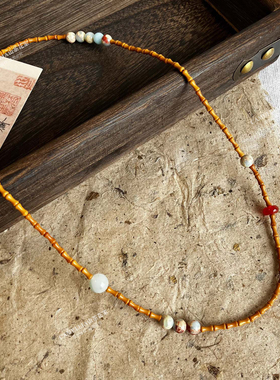 多圈橄榄竹节手串复古超有质感