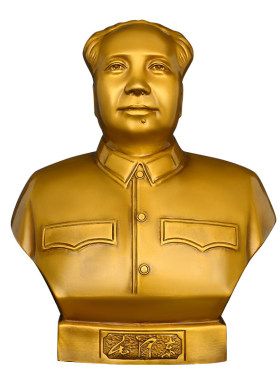 铜摆件毛爷家居伟人袖毛