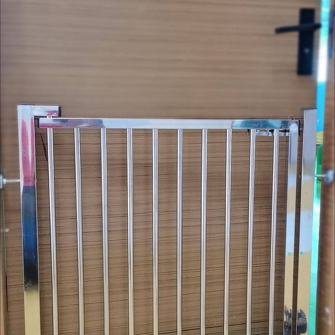 门护栏免打孔儿童防护栏婴儿童楼梯口围栏宠物阳台室内门栏不锈钢,淘宝优惠券,粉丝福利购,淘宝优惠卷