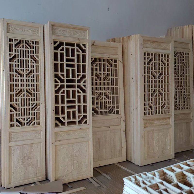 茗辰中式装修实木花格隔断定做吊顶玄关门窗屏风格栅仿古镂空门窗,淘宝优惠券,粉丝福利购,淘宝优惠卷