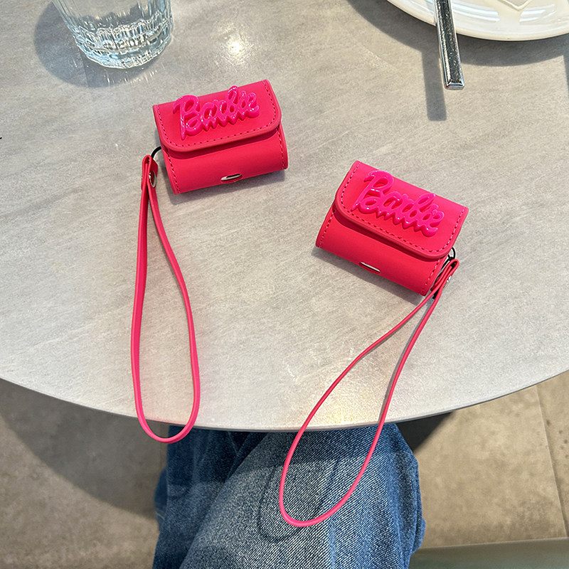 超火立体翻盖芭比皮质耳机保护套适用airpods新4代airpods3硅胶2代苹果蓝牙无线耳机套软壳airpodspro3耳机包,淘宝优惠券,粉丝福利购,淘宝优惠卷