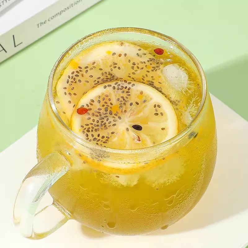 奇亚籽金桔柠檬百香果茶减饱腹脂肥代餐专用水果茶包适合女生喝的 - 图2