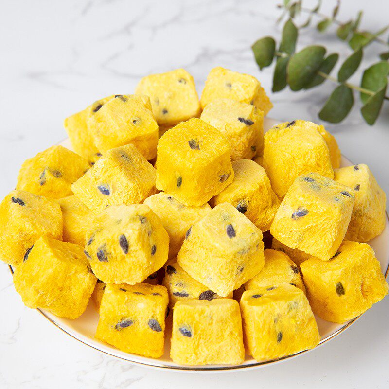 百香果干冻干百香果块冲饮水果茶 榕芝堂花果果粒茶