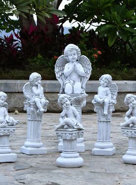 入户花园欧式风丘比特天使摆件