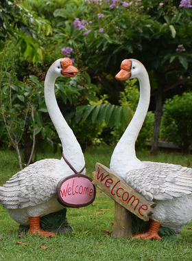 户外园林景观玻璃钢庭院仿真动物