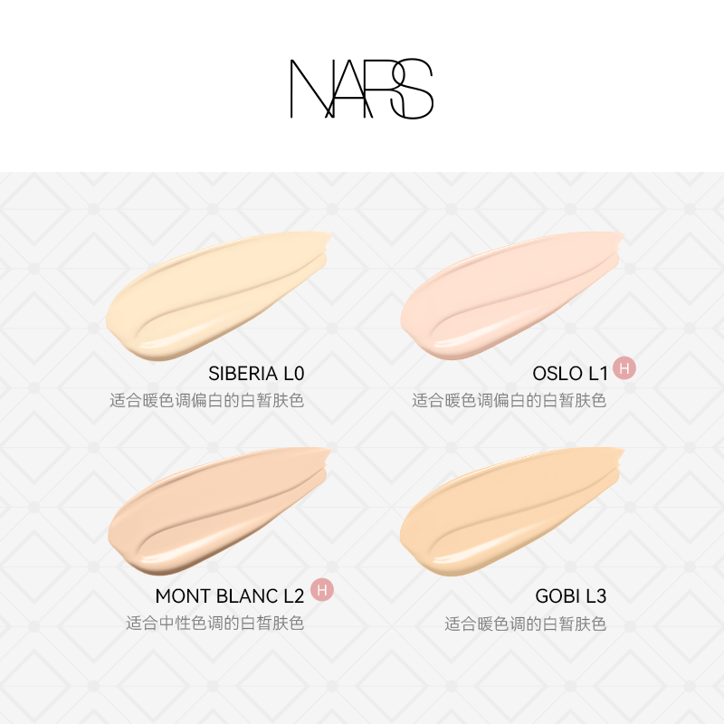 NARS/纳斯超方瓶粉底液流光美肌粉底液l0/l1/l2/l3持妆遮瑕30ml - 图1