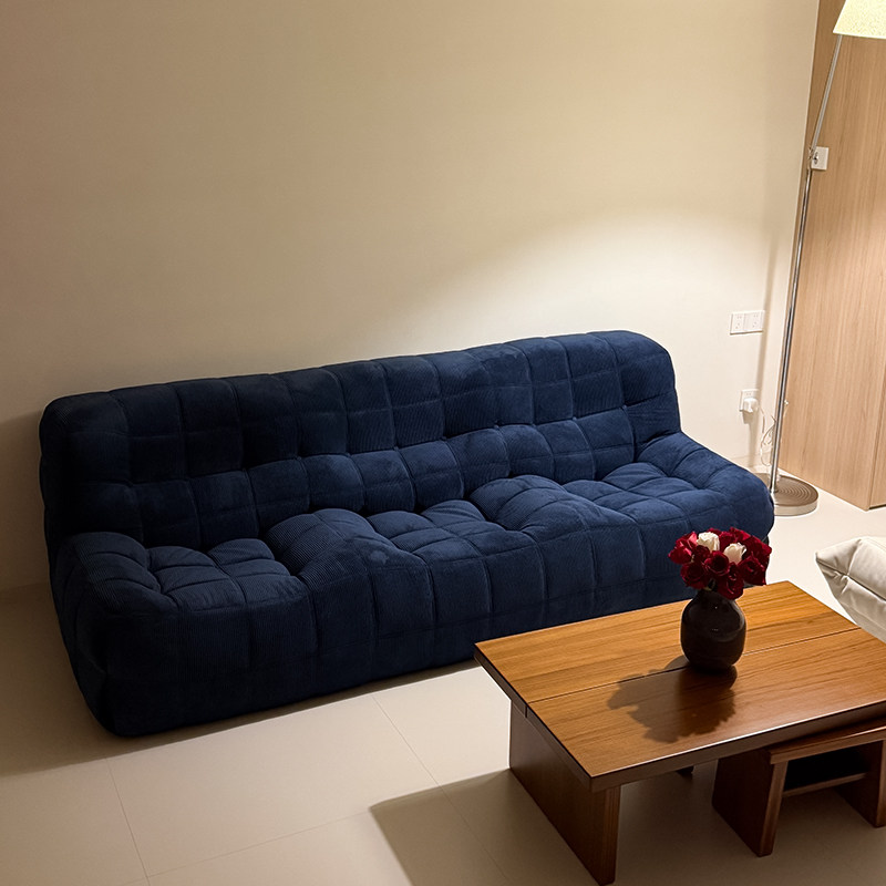 华夫格鹿岛沙发卧室客厅沙发懒人休闲躺单人双人沙发椅毛毛虫沙发,淘宝优惠券,粉丝福利购,淘宝优惠卷