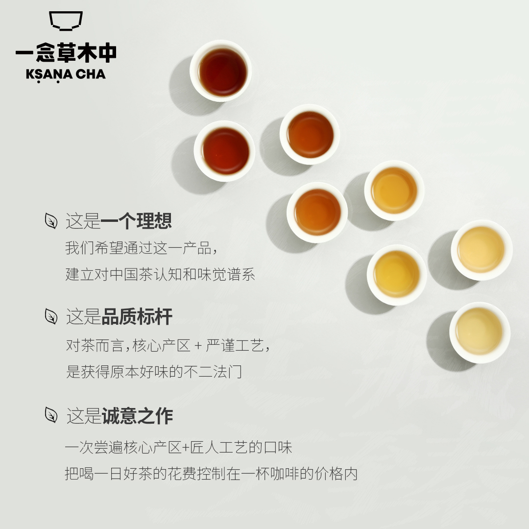 【主理人款】一念草木中特级茶叶新年礼盒神游八极中国茶组合茶