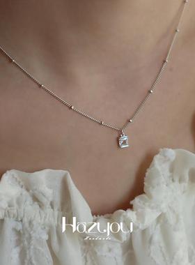 方糖原创小众设计S925银方糖项链