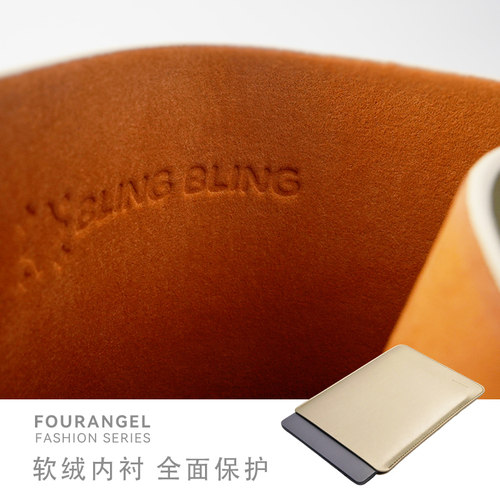 FOURANGEL鎏金闪银保护套适用MacBookAir M3/M2/M1苹果电脑包MacBookPro13 14 15 16英寸笔记本内胆包华为 - 图2
