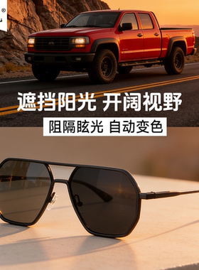 礼凡偏光变色开车防紫外线眼镜