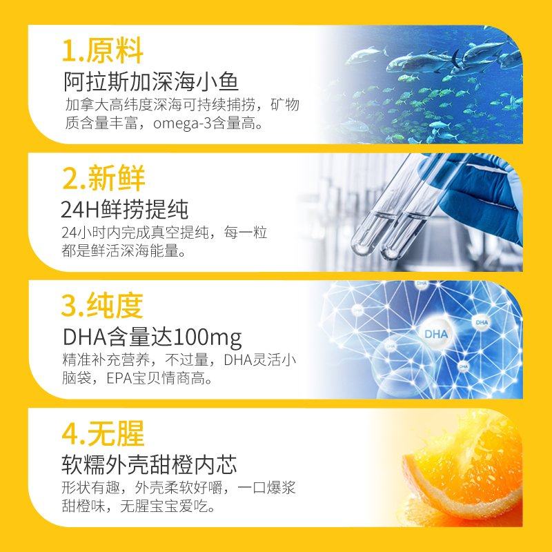 28/2 加拿大Webber Naturals伟博爆浆小鱼儿童鱼油,淘宝优惠券,粉丝福利购,淘宝优惠卷