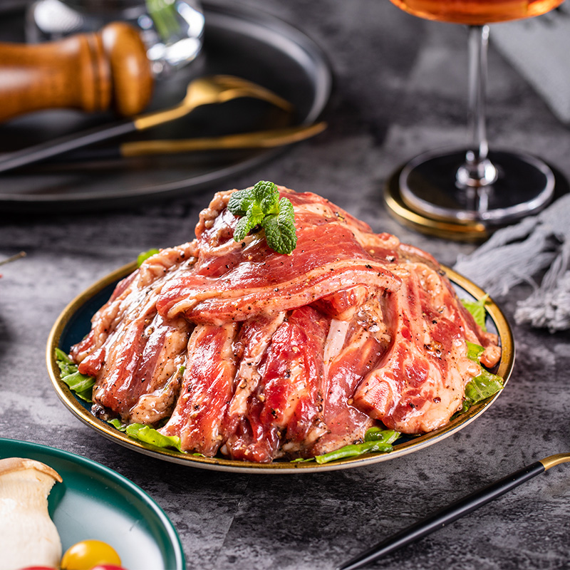 北大荒 牛仔骨300g*5袋牛肋排韓式燒烤東北烤肉牛肉好吃順豐_大荒優選旗艦店_水產肉類_新鮮蔬果_熟食